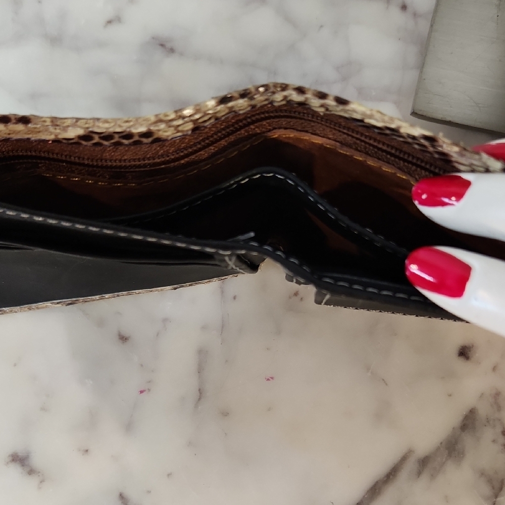 Authentic Python Snakeskin Bifold / Wallet - image 3